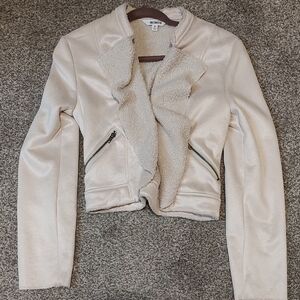 BB Dakota Off-White Teddy Jacket